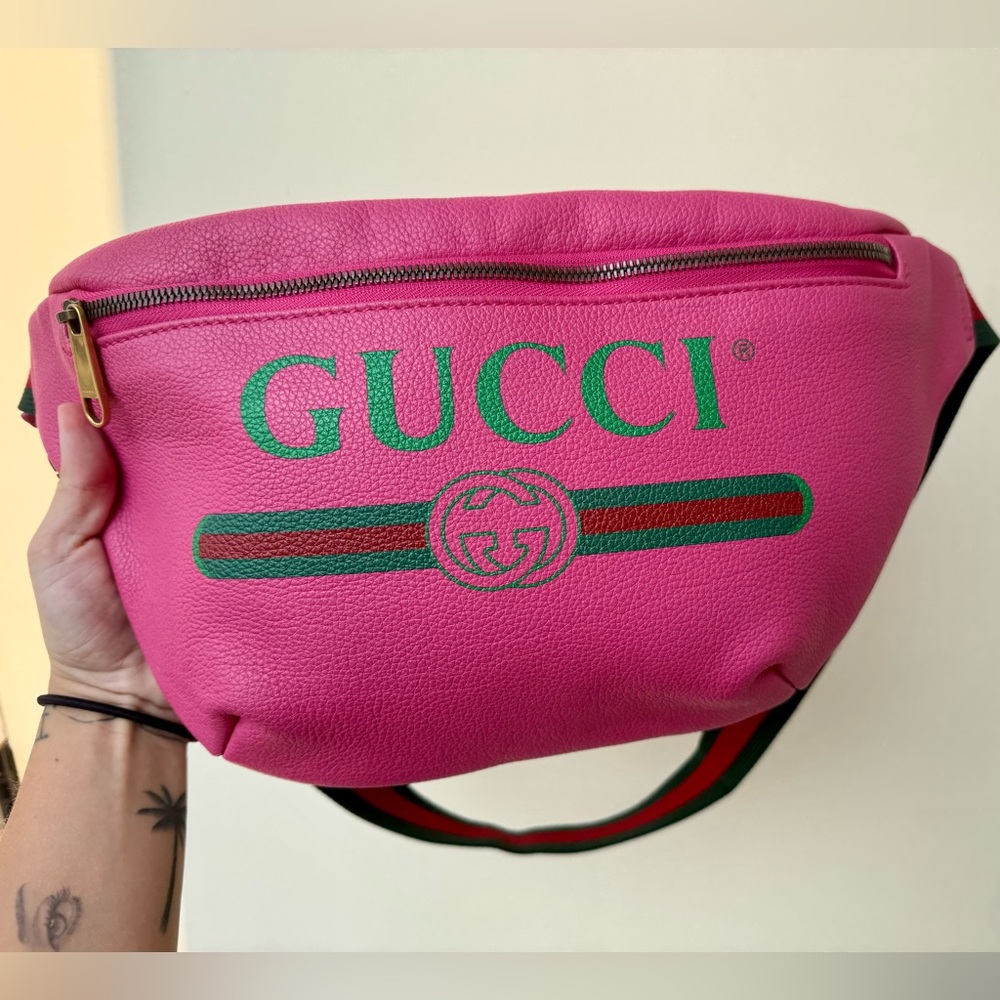 GUCCI XL FANNY CROSSBODY PINK - Picture 3 of 8